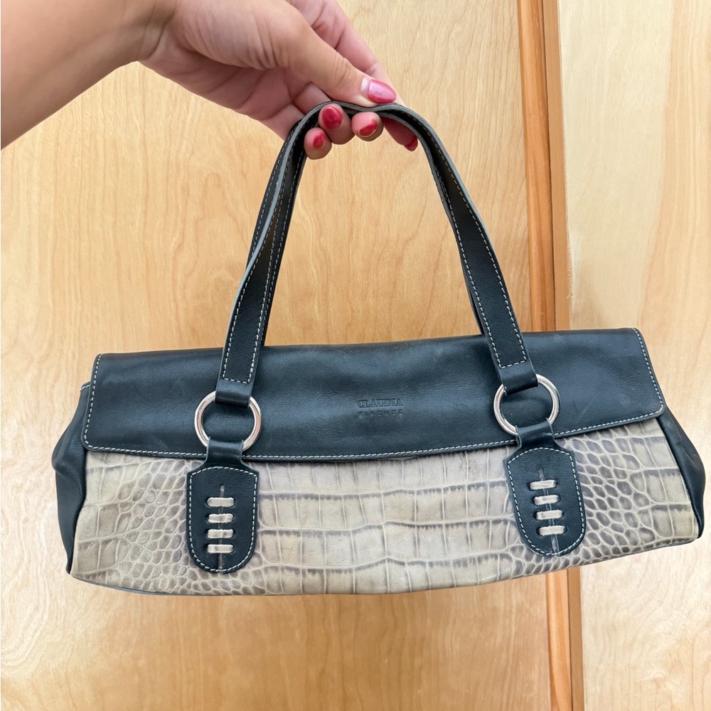 Claudia Firenze Vintage Two-Tone Handbag